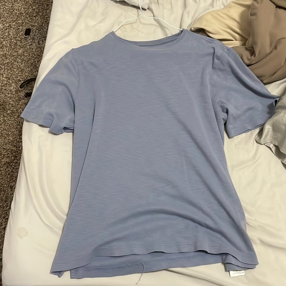 Kirkland blue shortsleeve tshirt. Good used condition